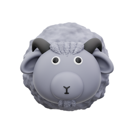 Goat Head  3D Icon
