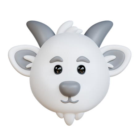 Goat Head  3D Icon