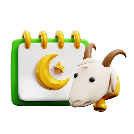 Goat Qurban  3D Icon