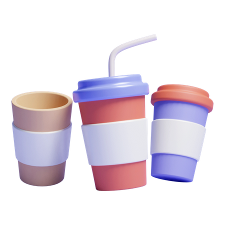 Gobelet jetable  3D Icon