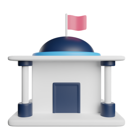 Gobierno  3D Icon