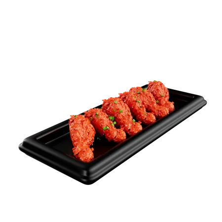 Gochujang Chicken Wings  3D Icon