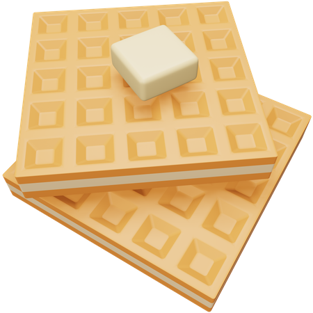 Gofres  3D Icon