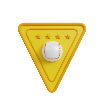 Gol de beisebol  3D Icon