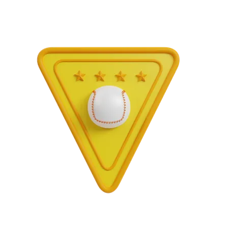 Gol de beisebol  3D Icon