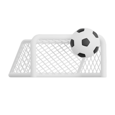 Gol no futebol  3D Icon