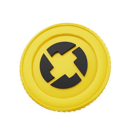 Gold 0 X Coin 3D Icon