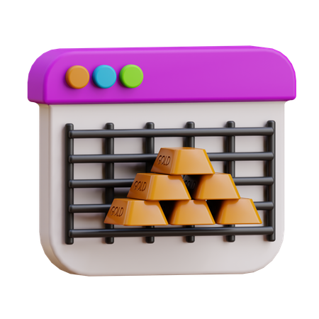 금  3D Icon
