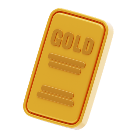 Gold  3D Icon