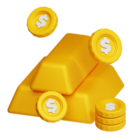 Gold  3D Icon