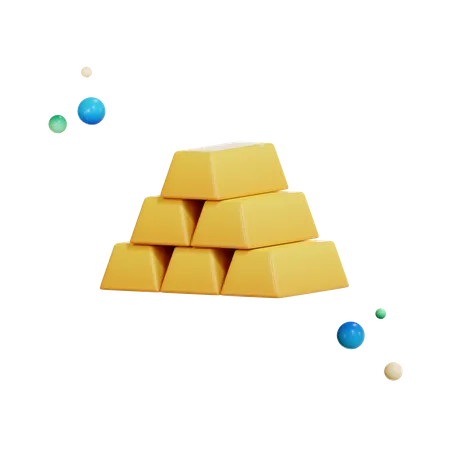 Gold  3D Illustration