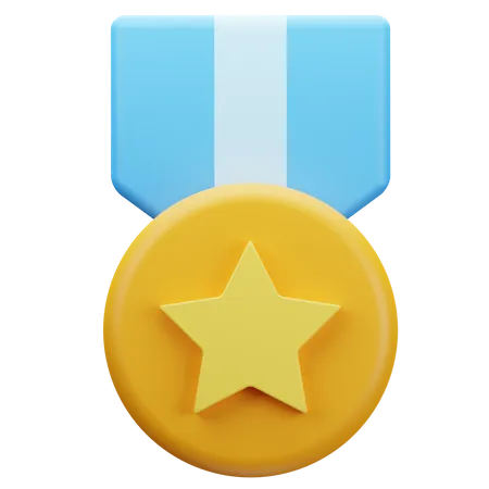 Strar Medal  3D Icon