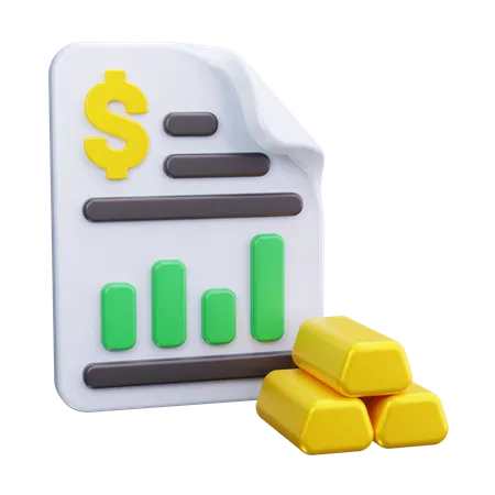 金分析  3D Icon