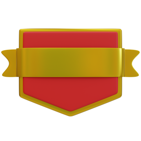 Gold Award Badges  3D Icon