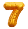 Gold Balloon Number 7