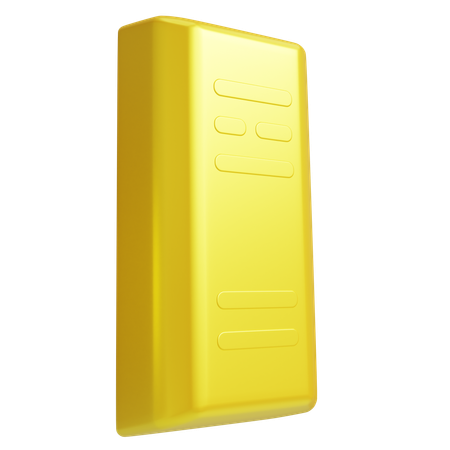 Gold Bar  3D Icon