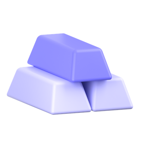 Gold Bar  3D Icon