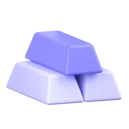 Gold Bar  3D Icon