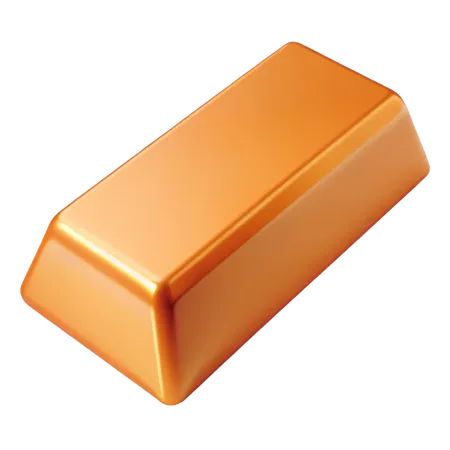 Gold Bar  3D Icon
