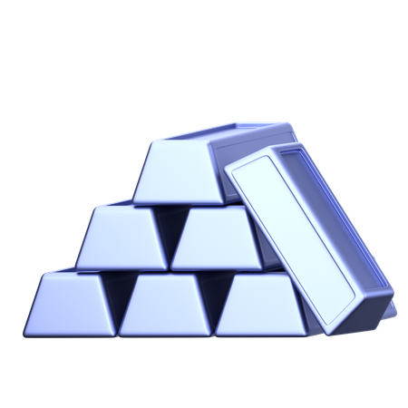 Gold Bars  3D Icon