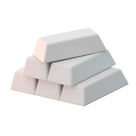 Gold Bars  3D Icon