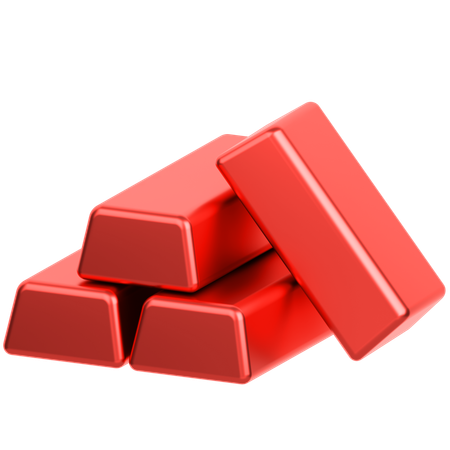 Gold Bars  3D Icon