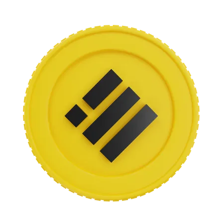 Gold-Binance-USD-Münze  3D Icon