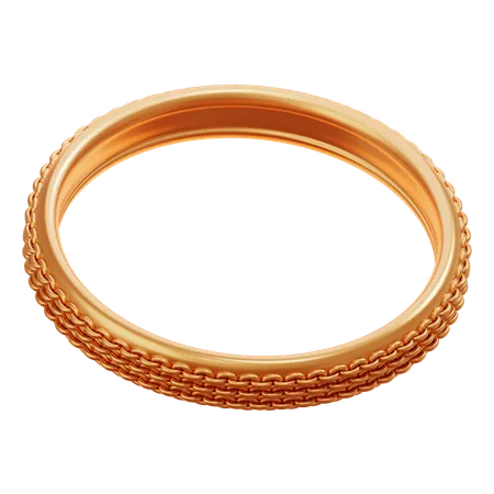 Gold Bracelet  3D Icon