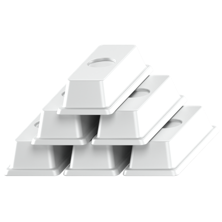 Gold Bricks  3D Icon