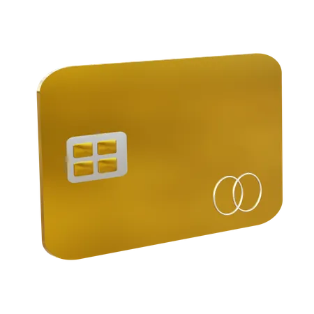Gold Card  3D Icon