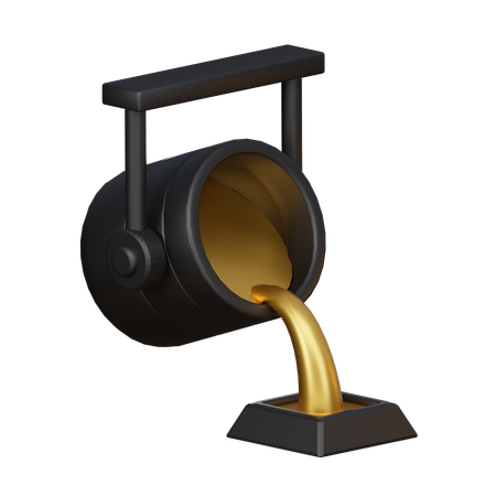 Gold Casting  3D Icon