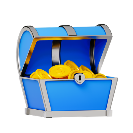 Gold Chest  3D Icon