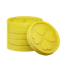 Gold Clover Coin