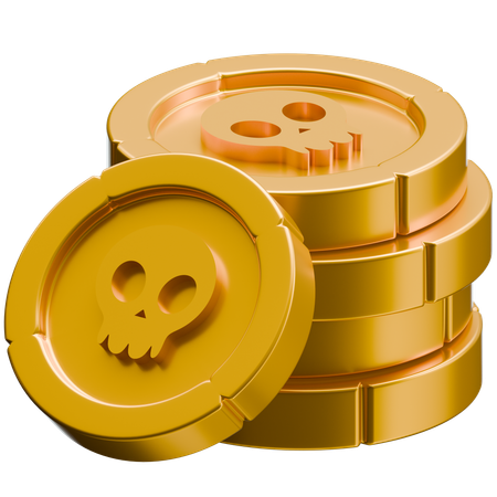 Gold Coin  3D Icon