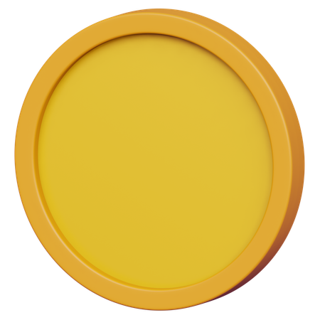 Gold Coin  3D Icon