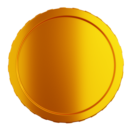 Gold Coin  3D Icon