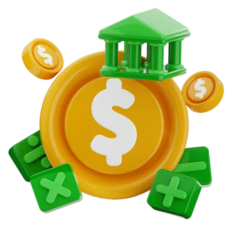 Gold Coin  3D Icon