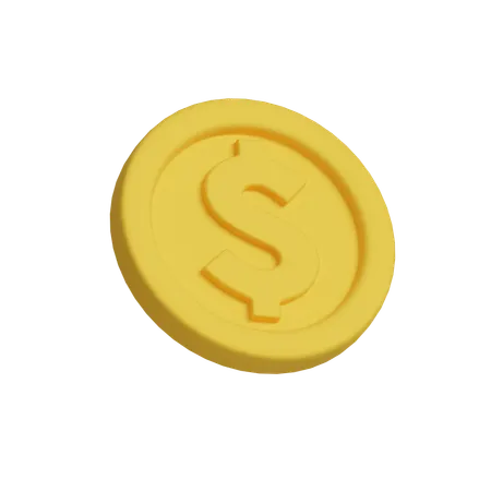 Gold Coin  3D Icon
