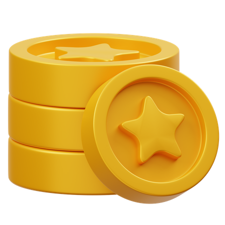 Gold Coin  3D Icon