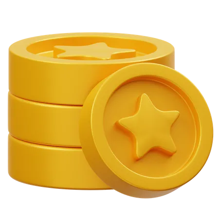 Gold Coin  3D Icon