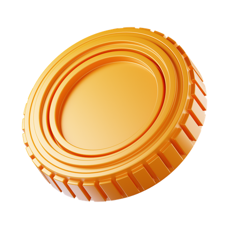 Gold Coin  3D Icon