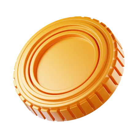 Gold Coin  3D Icon