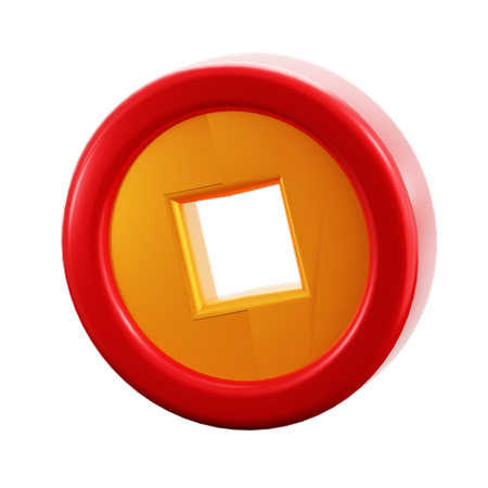 Gold Coin  3D Icon