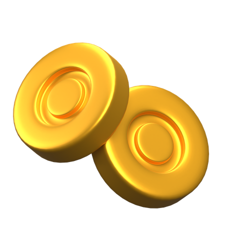 Gold Coin  3D Icon