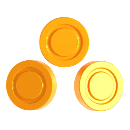 Gold Coin  3D Icon