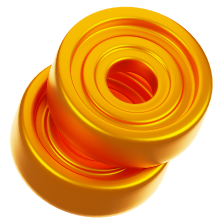 Gold coin  3D Icon