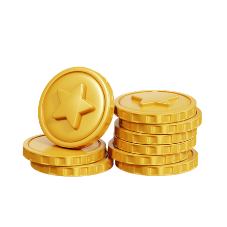 Gold Coin  3D Icon