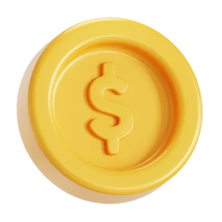 Gold Coin  3D Icon