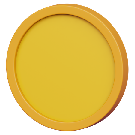 Gold Coin  3D Icon