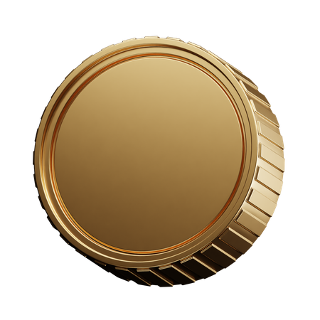 Gold Coin  3D Icon